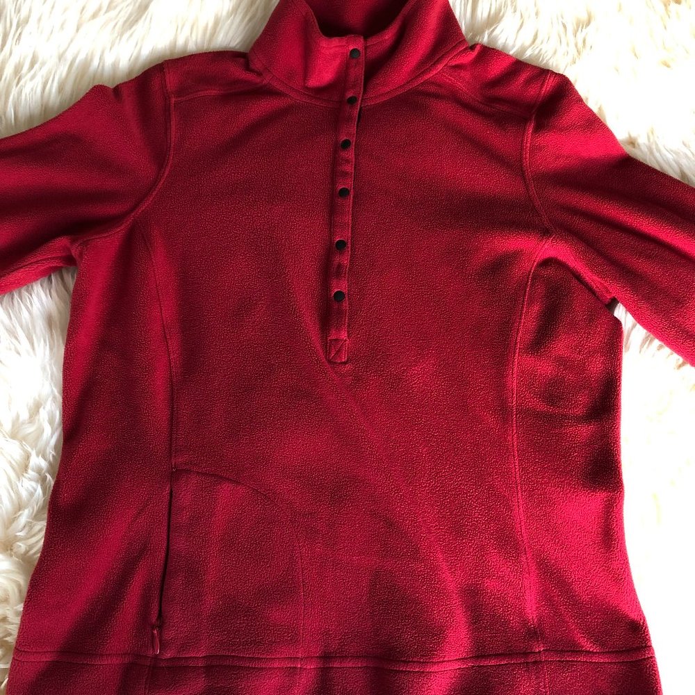 Red/Pink Fleece Top